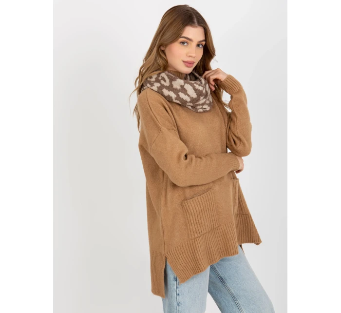 Tunelová šála AT KM ENEC  tmavě lila model 17935316 - FPrice