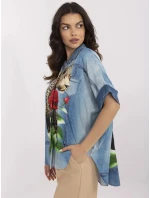 Košeľa DHJ KS 19007 7.85 modrá Košeľa DHJ KS 19007 7.85 modrá