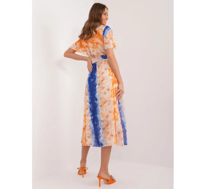 Šaty DHJ SK 15967 2.86 oranžová Šaty DHJ SK 15967 2.86 oranžová