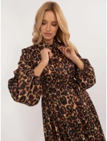 Sukienka LK SK model 20572168 camelowy - FPrice