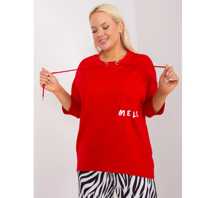 Bluzka RV BZ model 19465552 czerwony - FPrice Bluzka RV BZ model 19465552 czerwony - FPrice