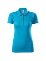 Single J. dámske polo tričko tyrkysové Single J. dámske polo tričko tyrkysové