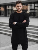 Pánský černý svetr Dstreet model 21966872 - FashionStreet Pánský černý svetr Dstreet model 21966872 - FashionStreet