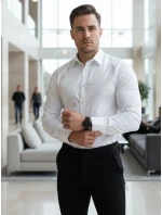 Koszula męska slim fit  biała model 22004895 - FashionStreet