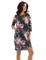 Oversize šaty s kapsami  s květinovým vzorem model 21290326 - numoco