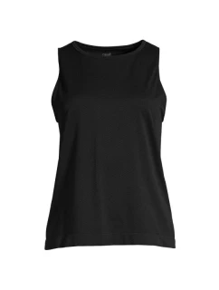 CASALL Essential Block Seamless Tank tréningové tričko čierne