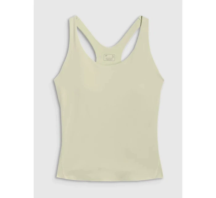 Dámske štíhle rýchloschnúce tričko 4F 4FWSS25TFSLF428-42S na jogu a pilates Dámske štíhle rýchloschnúce tričko 4F 4FWSS25TFSLF428-42S na jogu a pilates