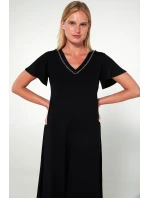 Šaty s krátkými rukávy model 19697974 - Vamp Šaty s krátkými rukávy model 19697974 - Vamp