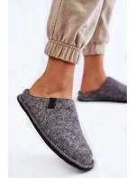 Klasické dámské pantofle Big Star KK276014 Šedé Klasické dámské pantofle Big Star KK276014 Šedé