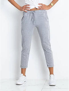 Šedé dámské látkové kalhoty typu chino model 21266629 - Factory Price