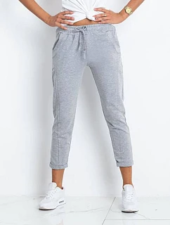 Šedé dámské látkové kalhoty typu chino model 21266629 - Factory Price