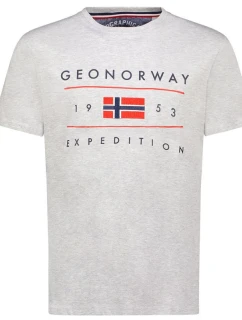 Geografické Norsko DB 254 M šedé tričko model 21179703 - Geographical Norway