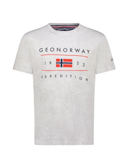 Geografické Norsko DB 254 M šedé tričko model 21179703 - Geographical Norway