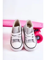 Dětské vysoké tenisky stříbrný model 21587233 - Boto