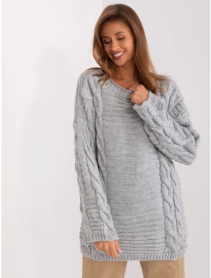 Sweter BA SW model 18987582 szary - FPrice