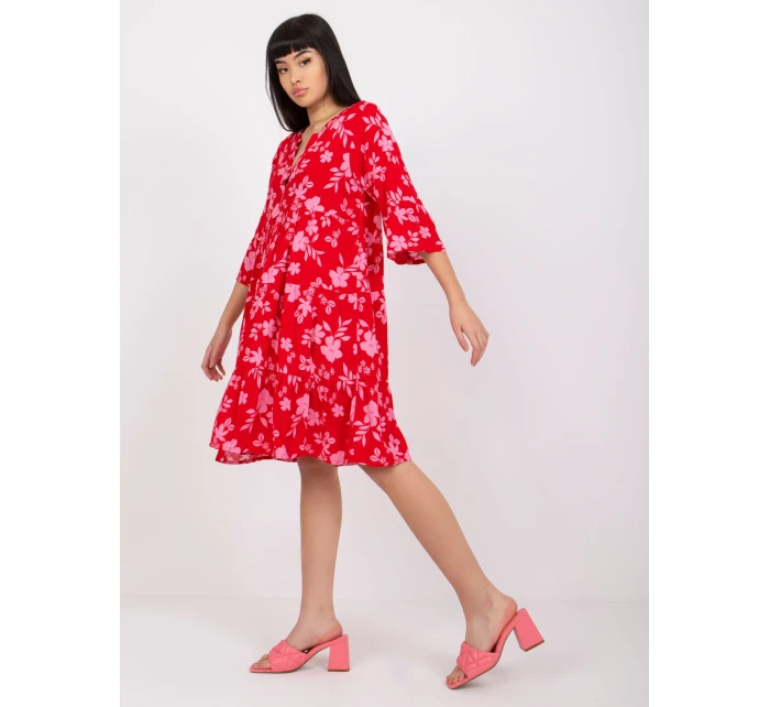 Dámske šaty-D73771M30214C-červené Dámske šaty-D73771M30214C-červené