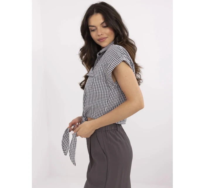 Košeľa NM BZ KA 01147.62P čierna biela