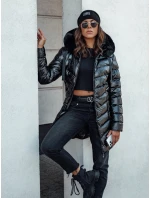 Dámská prošívaná zimní bunda s kapucí CRYSTAL černá Dstreet model 21980470 - FashionStreet