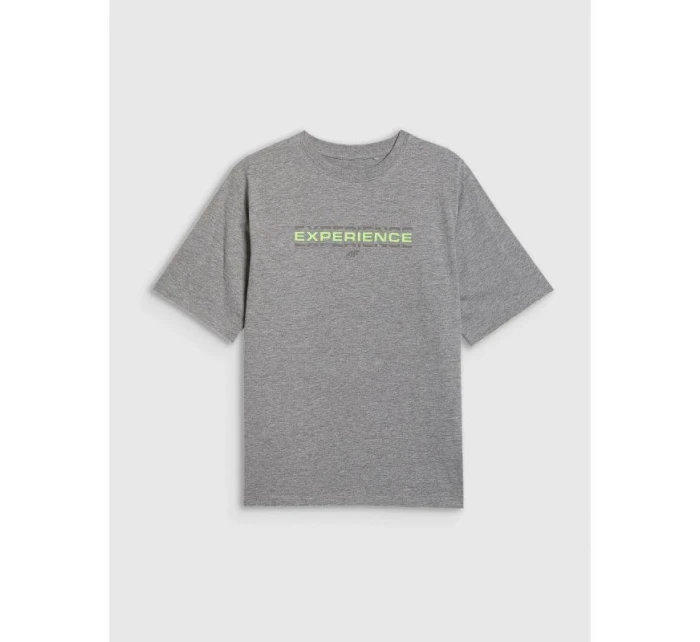 Chlapecké tričko oversize s potiskem model 21736472 - 4F Chlapecké tričko oversize s potiskem model 21736472 - 4F