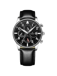 Pánské hodinky Chronograph Sapphire Black Silver model 21807523 - Giewont