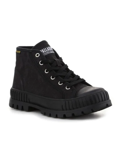 Topánky Palladium Pallashock Mid OG Black/Black U 76681-008-M