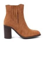 Originální kotníčkové boty dámské model 21298357 na širokém podpatku Originální kotníčkové boty dámské model 21298357 na širokém podpatku