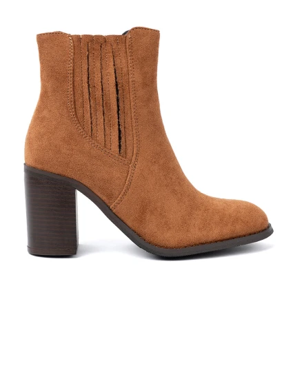 Originální kotníčkové boty dámské model 21298357 na širokém podpatku Originální kotníčkové boty dámské model 21298357 na širokém podpatku