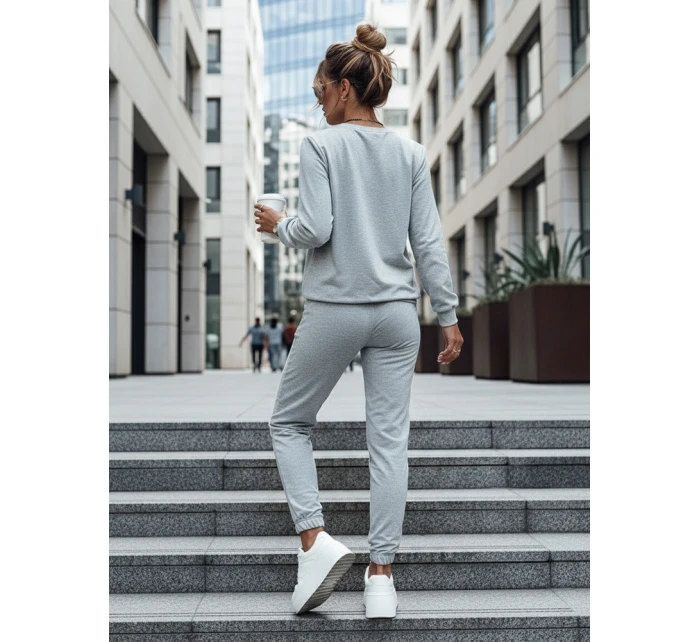 MILIAN dámská tepláková souprava světle šedá Dstreet model 21967780 - FashionStreet