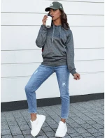 Dámska športová mikina GIM tmavosivá FashionStreet BY1335 Dámska športová mikina GIM tmavosivá FashionStreet BY1335