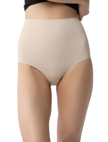 Dámské kalhotky Amber maxi high beige - JULIMEX Dámské kalhotky Amber maxi high beige - JULIMEX