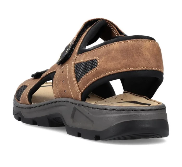 Rieker M 26156-25 RKR447B Sandále na suchý zips Rieker M 26156-25 RKR447B Sandále na suchý zips