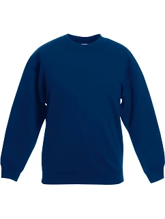 Fruit of the Loom Classic Kids Set-In Sweat Detská mikina 16.2041 tmavomodrá