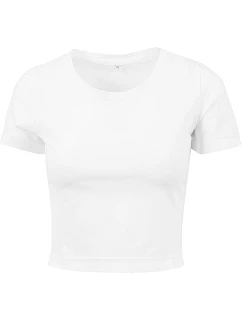 BY 042 dámský crop top white model 22435694 - Build your Brand