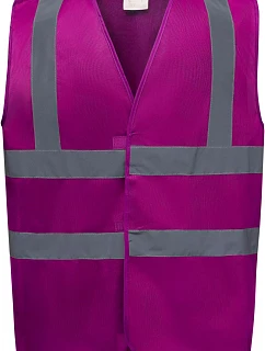 HVW 100 HiVis bezpečnostní vesta model 22502130 raspberry - Yoko