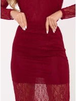 Sukňa MI SD 122436.60 bordová