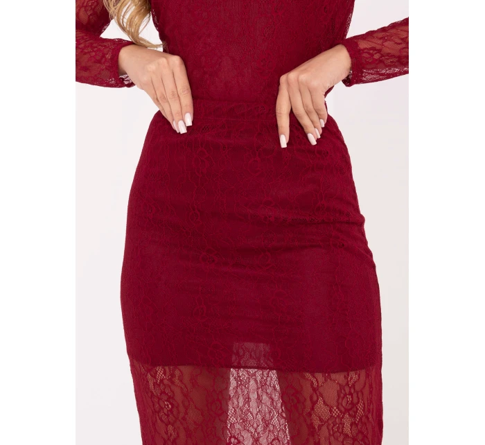 Sukňa MI SD 122436.60 bordová