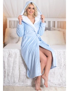 Dámsky župan Minky FANZ082LM modrá - Fantasy