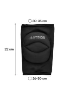 Volejbalové chrániče kolen Meteor M černé Volejbalové chrániče kolen Meteor M černé