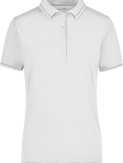 JN Dámské žerzejové elastické polo 02.0 white/black model 22487073 - Daiber