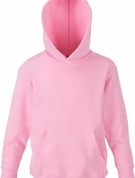 Fruit of the Loom Classic Kids Hooded Sweat Detská mikina s kapucňou 16.2043 svetloružová