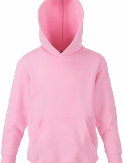 Fruit of the Loom Classic Kids Hooded Sweat Detská mikina s kapucňou 16.2043 svetloružová