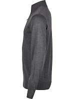 TJ Pánský svetr s 1/4 zipem 18. grey melange model 22430773 - Tee Jays TJ Pánský svetr s 1/4 zipem 18. grey melange model 22430773 - Tee Jays