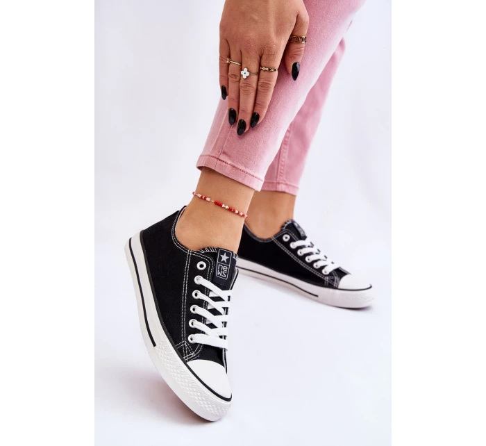 Dámské klasické tenisky černé a bílé model 21607880 - EVENTO