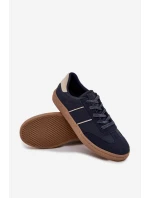 Niskie Sneakersy Męskie Big Star SS174079 Granatowe