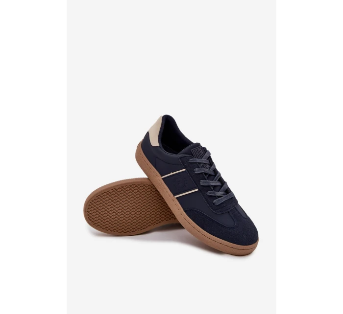 Niskie Sneakersy Męskie Big Star SS174079 Granatowe