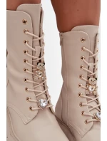 Dámské workery s přezkami Medvídek Srdce Béžové Iravine Dámské workery s přezkami Medvídek Srdce Béžové Iravine