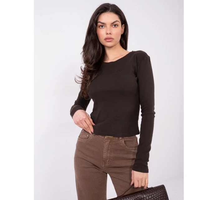 Bluzka WT BZ model 21875374 ciemny brązowy - FPrice