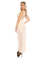 Sexy KouCla High Low Evening Dress with Lace