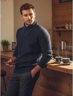 Pánský černý svetr Dstreet model 21982475 - FashionStreet