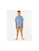 Chlapčenská košeľa RIP CURL Eternal Shred Ss Shirt-Boy, modrá